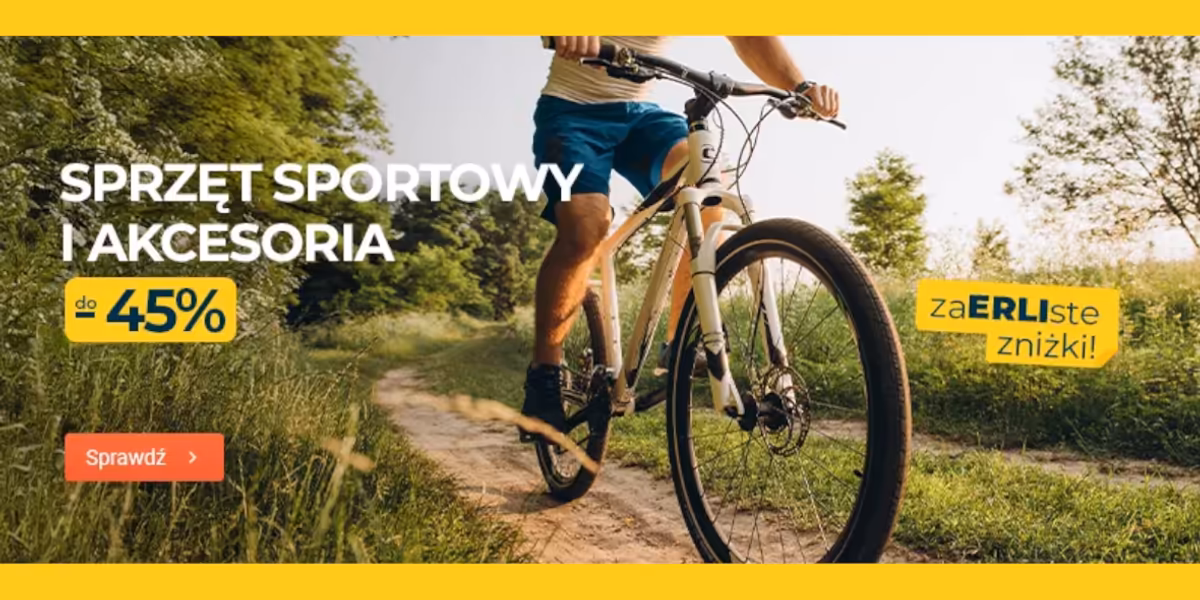 ERLI.pl: Do -45% na sprzęt sportowy i akcesoria