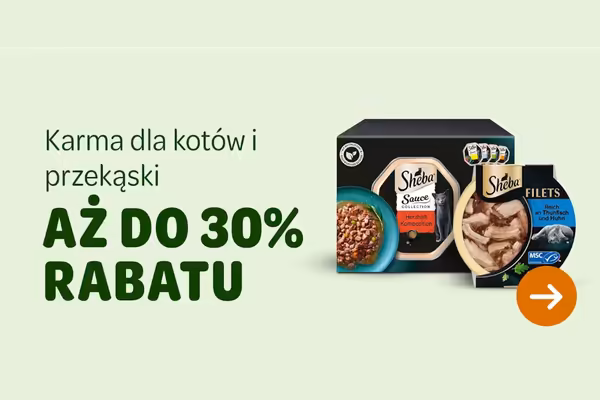 zooplus: Do -30% na karmę i przekąski dla kotów Sheba