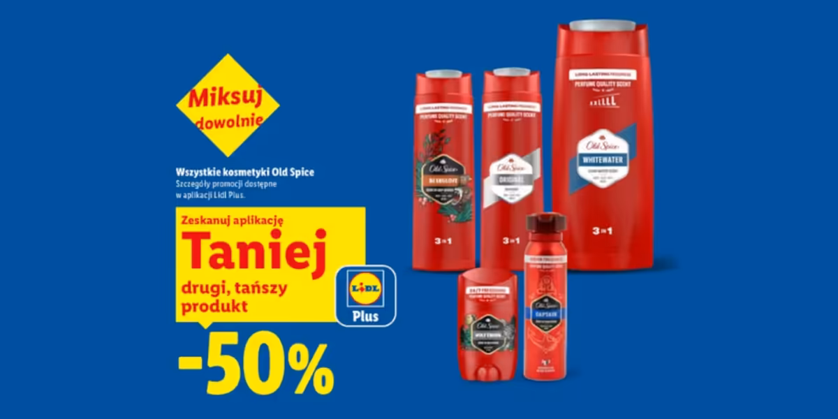 Lidl: KUPON -50% na kosmetyki Old Spice