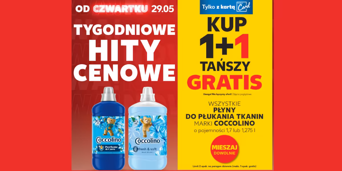 Kaufland: 1+1 GRATIS na płyn do płukania Coccolino