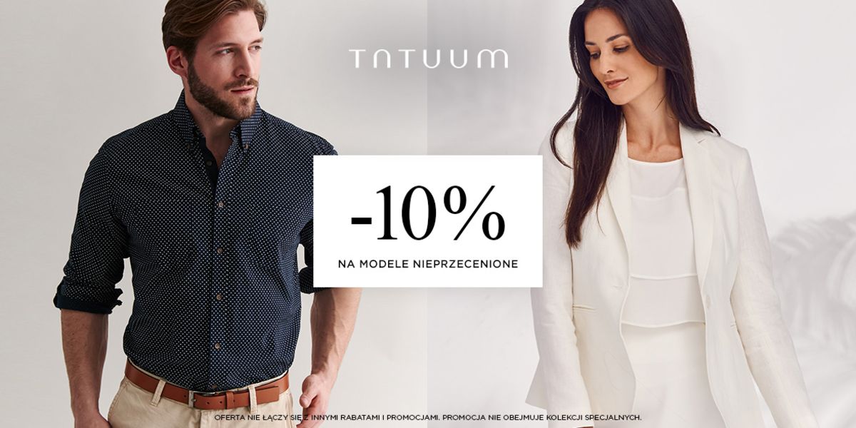TATUUM: -10% na modele nieprzecenione w VIVO!