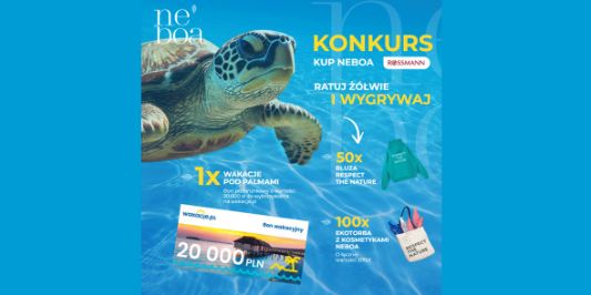 Rossmann: Konkurs Kup Neboa, ratuj żółwie 26.07.2024