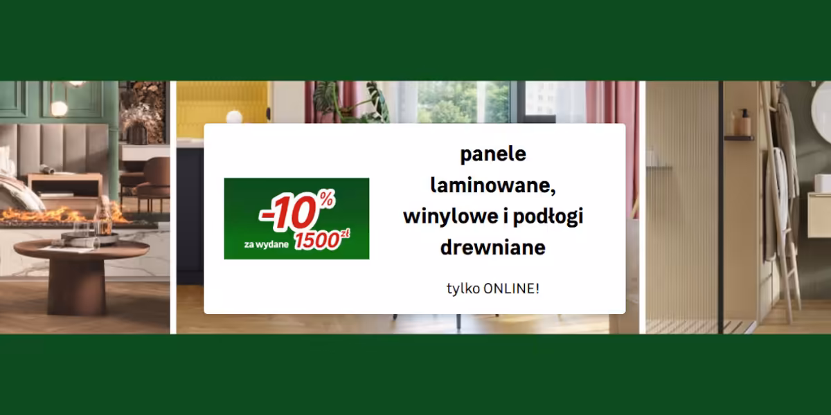 Leroy Merlin : KOD rabatowy -10% na panele i podłogi drewniane
