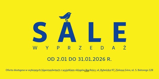 Auchan:  Wyprzedaż w Auchan 02.01.2026