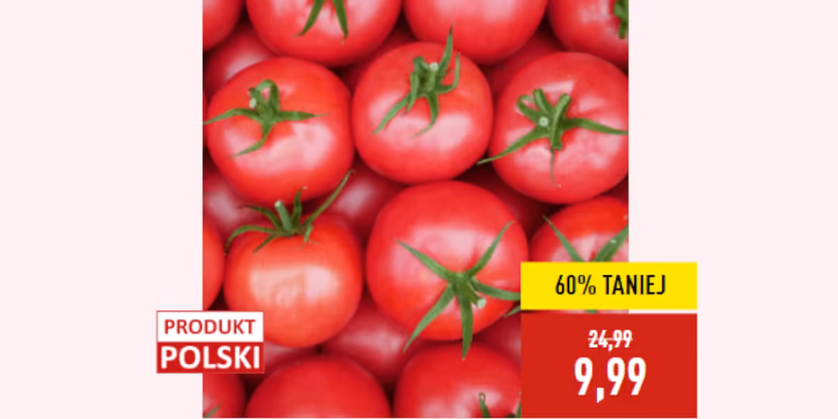 Aldi: -60% na polskie pomidory malinowe