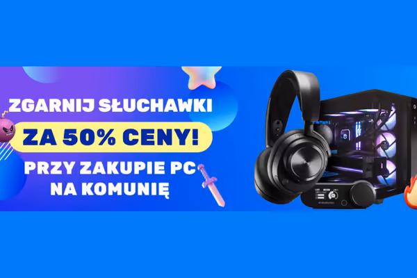 : -50% na słuchawki SteelSeries