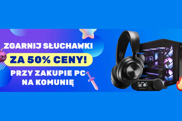 : -50% na słuchawki SteelSeries