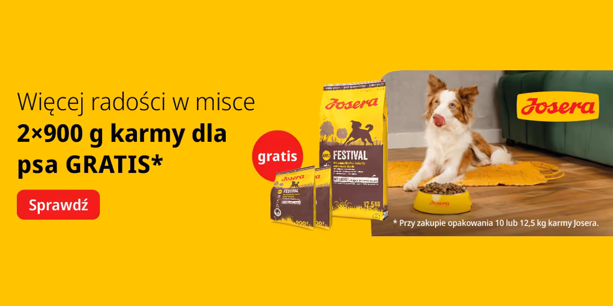Fera: GRATIS karma dla psa 2x900 g