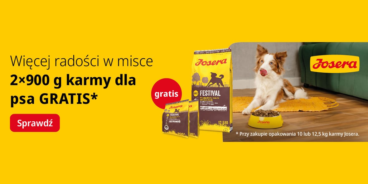 Fera: GRATIS karma dla psa 2x900 g 13.05.2025