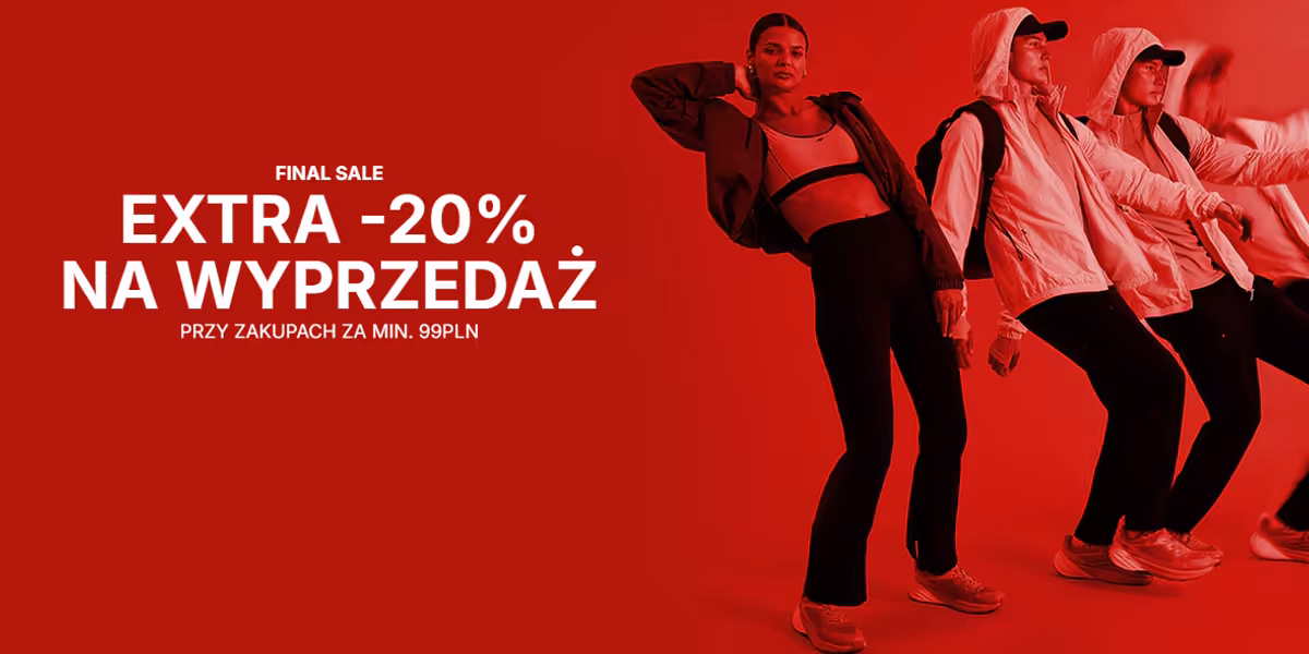 4F: KOD rabatowy -20% ekstra na wyprzedaż