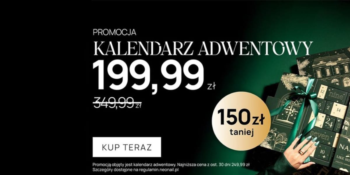 NEONAIL: -150 zł na kalendarz adwentowy Neonail