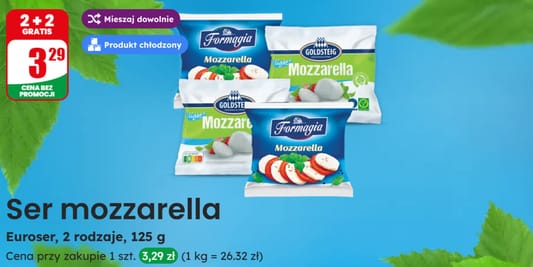 Dino: 2+2 GRATIS na ser mozzarella 05.05.2025