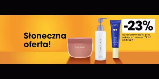 Sephora: KOD rabatowy -23% na wybrane marki 28.05.2025