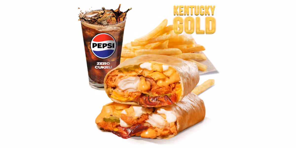KFC: 38,99 zł za Kentucky Gold Wrapper Zestaw