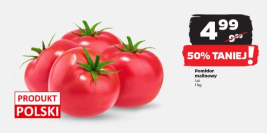 Netto: -50% na polskie pomidory malinowe 22.07.2024