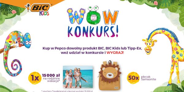 Pepco: Konkurs Wyrusz do świata WOW 20.08.2024