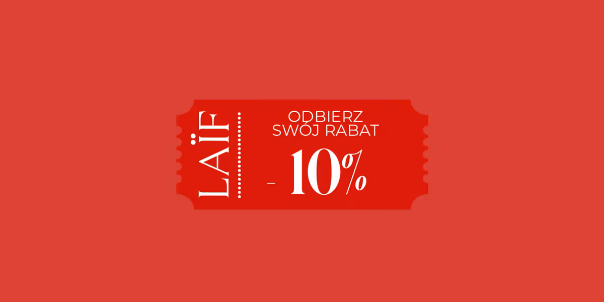 LAIF: -10% na pierwsze zakupy