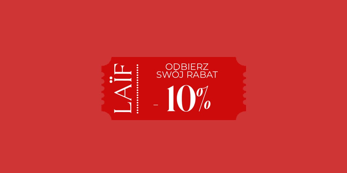 LAIF: -10% na pierwsze zakupy