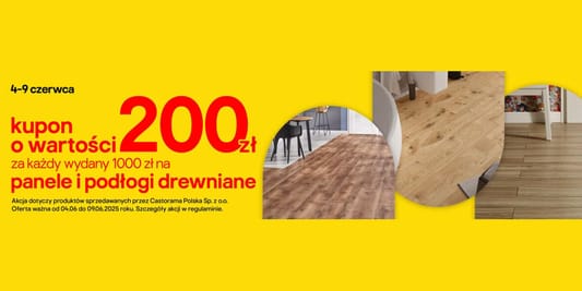 Castorama: Kupon o wartości 200 zł za każdy wydany 1000 zł 04.06.2025