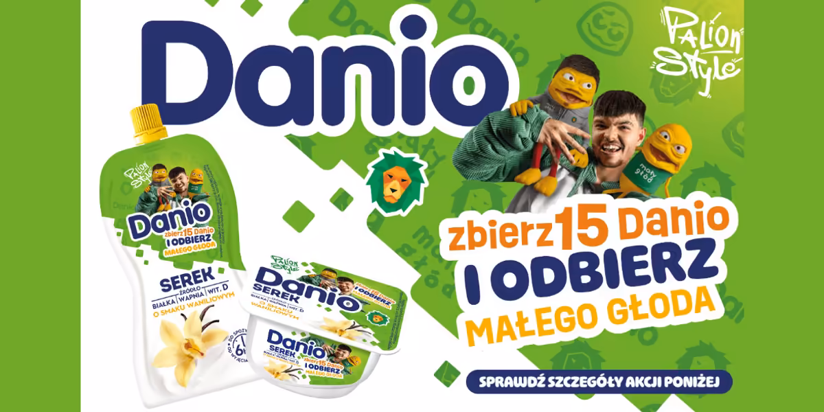 Loterie i Konkursy: Danio – odbierz maskotkę Małego Głoda