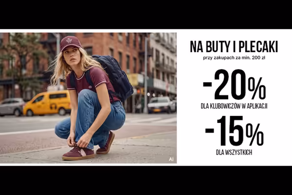 Big Star: Do -20% na buty i plecaki