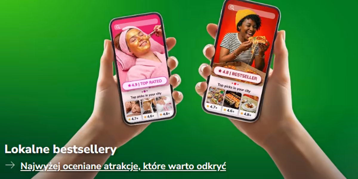 Groupon.pl: Do -60% na lokalne bestsellery