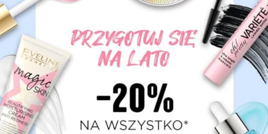 Eveline Cosmetics: KOD rabatowy -20% na zakupy za min. 99 zł 09.06.2025