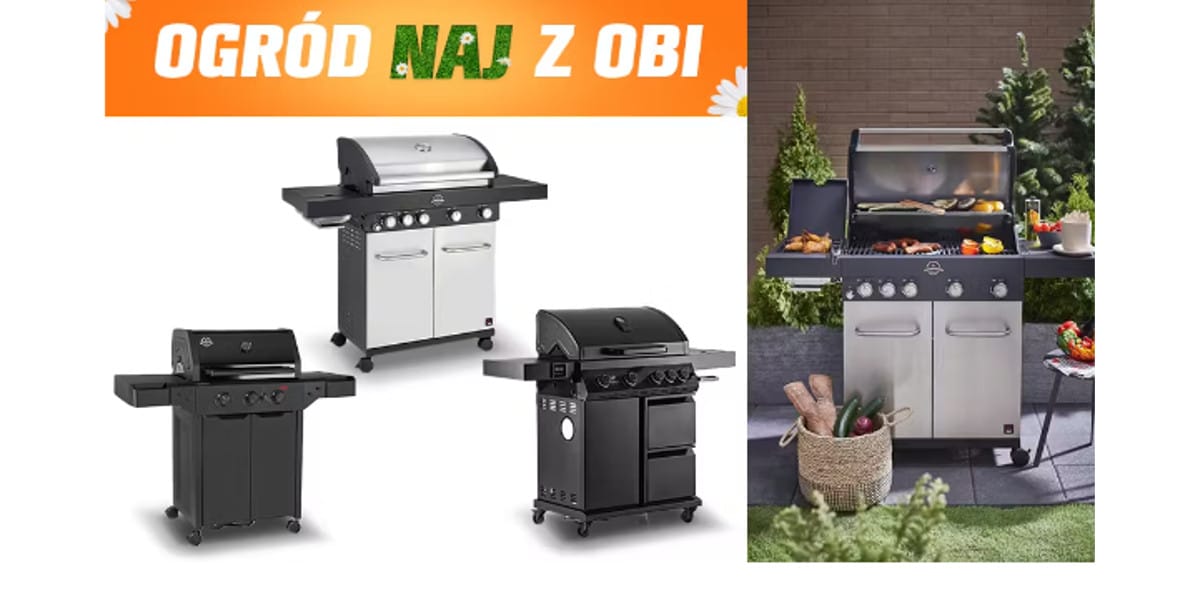 OBI: Do -30% na grille 21.05.2025
