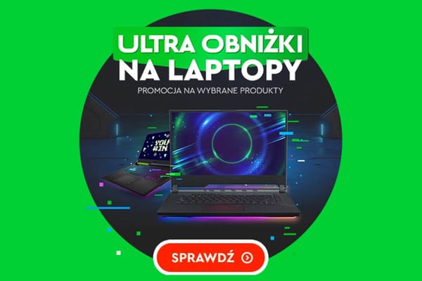:  Ultra obniżki na laptopy!