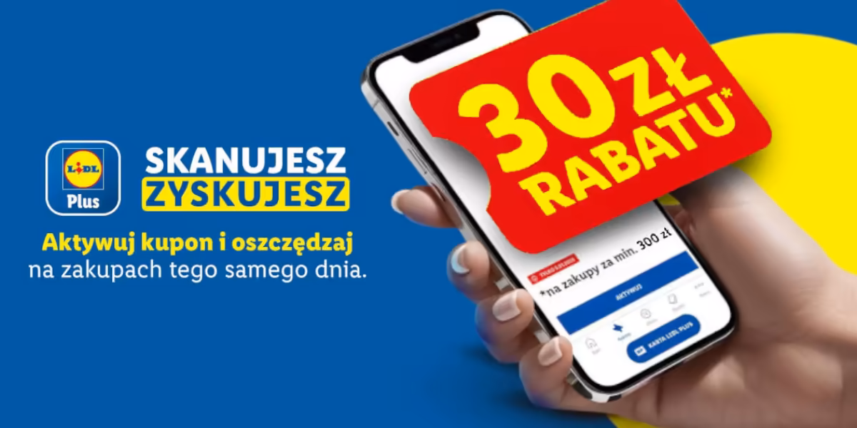 Lidl: KUPON -30 zł na całe zakupy