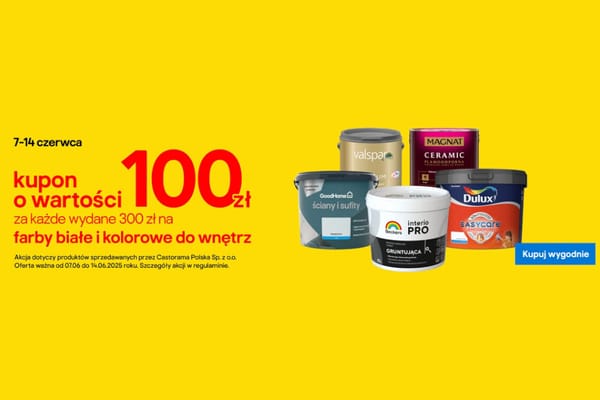 : Kupon o wartości 100 zł za każde wydane 300 zł