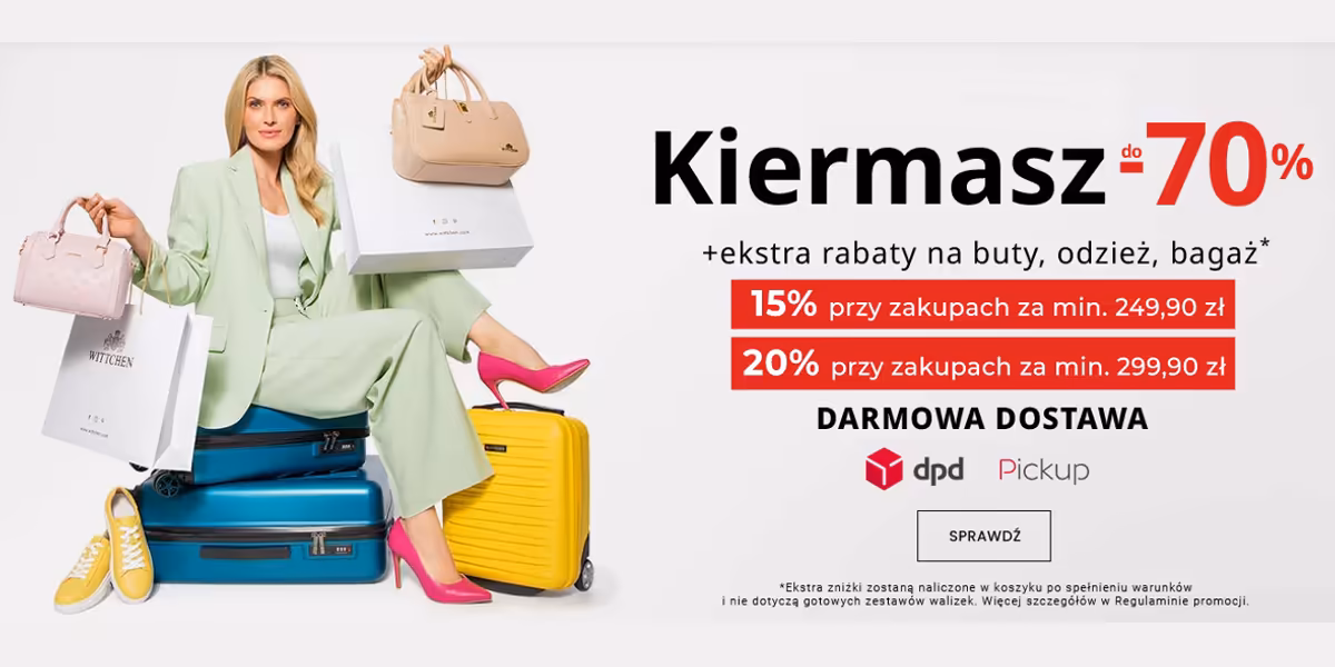 Wittchen: Do -70% i darmowa dostawa w Wittchen