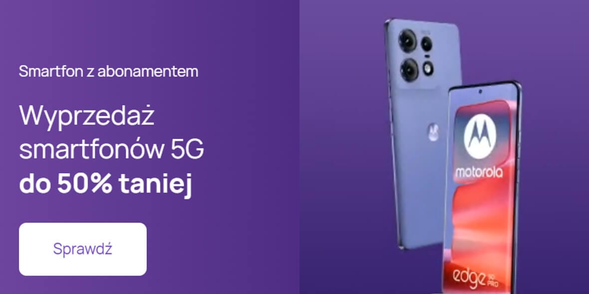 Play: Do -50% na smartfony 5G