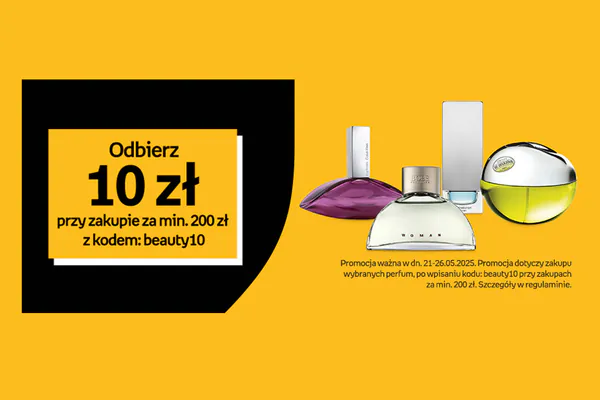 : KOD rabatowy -10 zł na perfumy za min. 200 zł