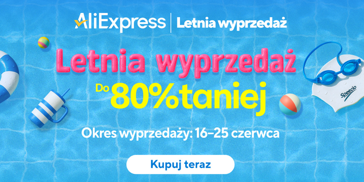 AliExpress: KOD rabatowy Do -60$ i wyprzedaż do -80% 16.06.2025