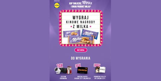 Lidl:  Konkurs Kinowa Milka 12.10.2026