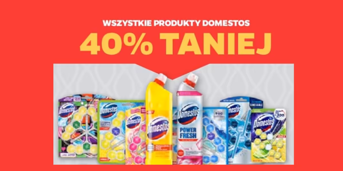 Netto: -40% na wszystkie produkty Domestos