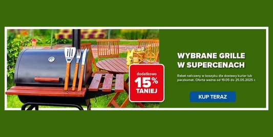 Carrefour: -15% na wybrane grille 20.05.2025