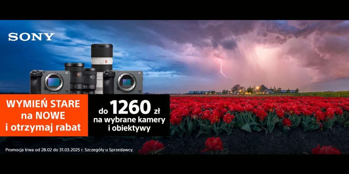 FotoForma: Do 1260 zł na produkty Sony