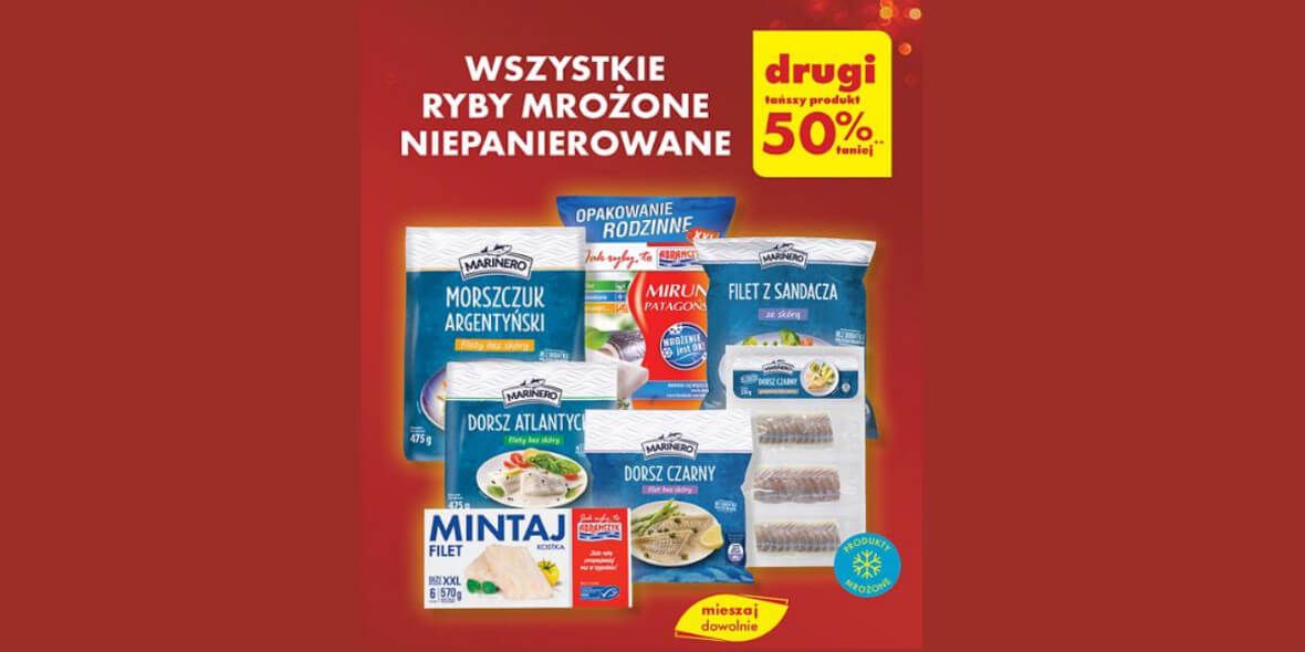 Biedronka: -50% na wszystkie ryby mrożone niepanierowane