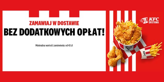 KFC:  Darmowa dostawa na kfc.pl 02.02.2026