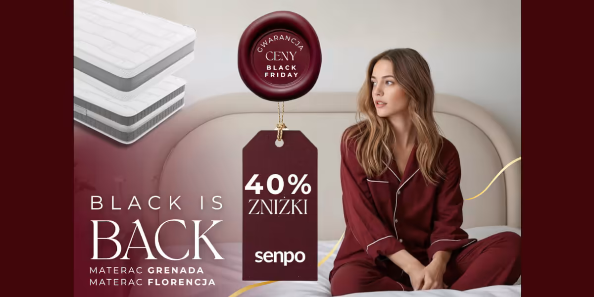 Senpo: -40% na materace Grenada i Florencja