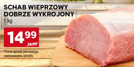 Stokrotka Supermarket: 14,99 zł/kg za schab wieprzowy 14.05.2026