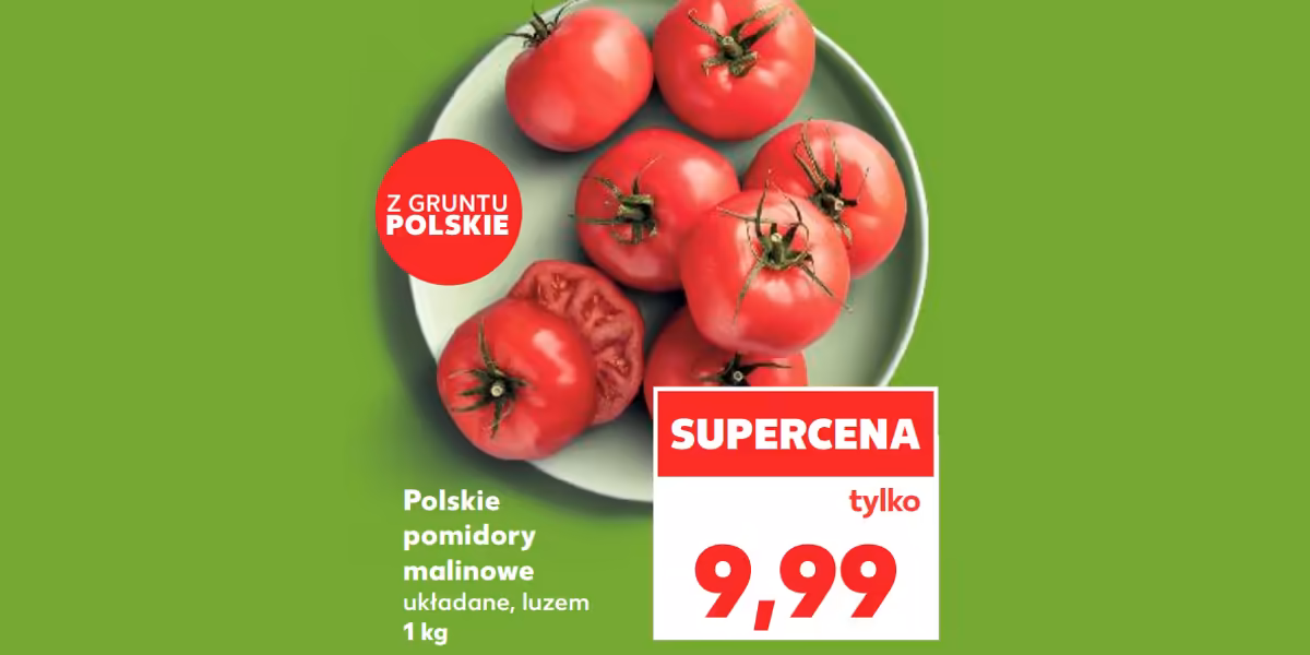 Kaufland: 9,99 zł/kg za polskie pomidory malinowe