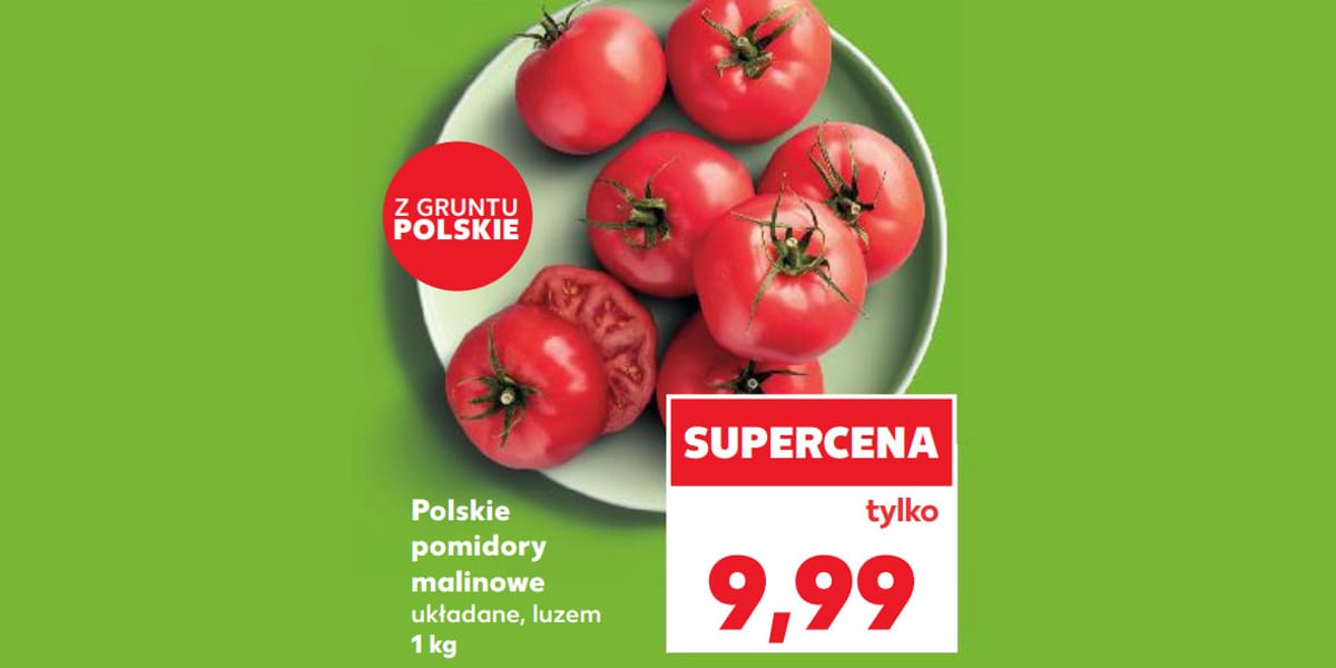 Kaufland: 9,99 zł/kg za polskie pomidory malinowe