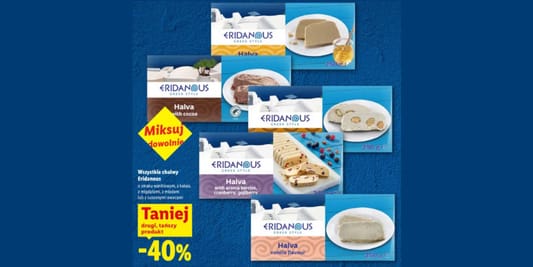 Lidl: -40% na wszystkie chałwy 21.09.2026