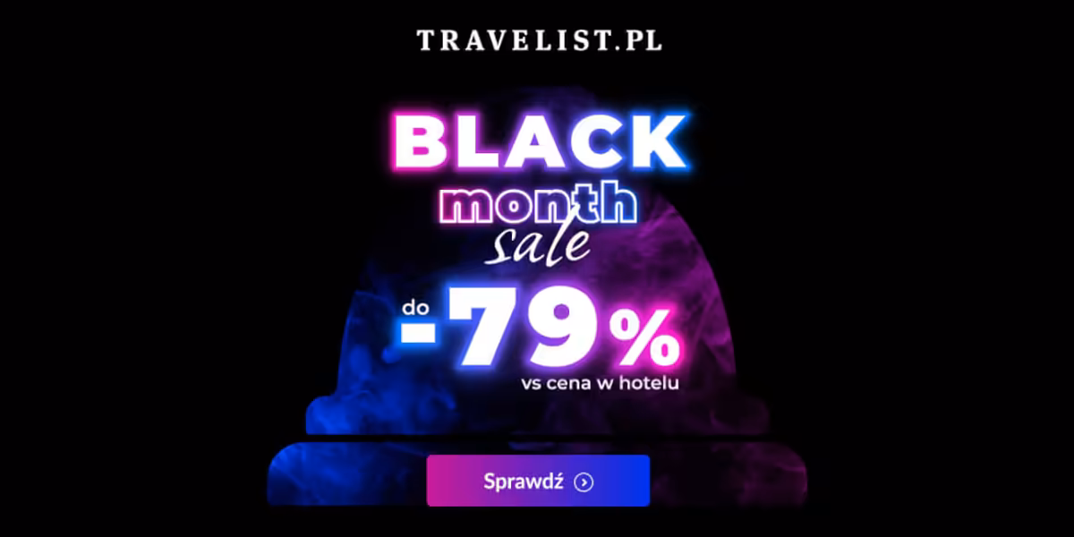 Travelist.pl: Do-79% na Black Month Sale