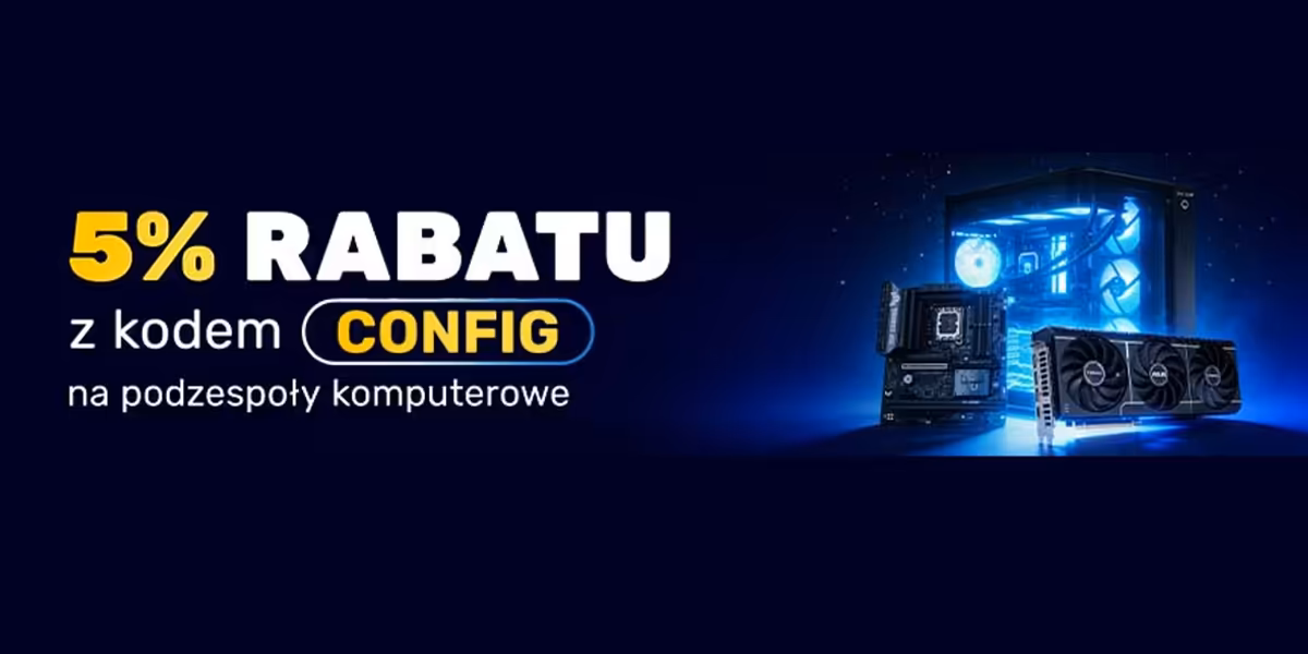 Komputronik: KOD rabatowy -5% na podzespoły komputerowe