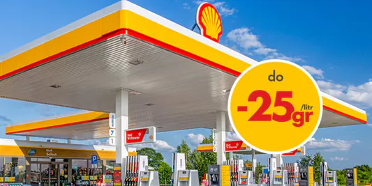 Shell Polska Sp. z o.o.: Do -25 gr/l na wybrane paliwa 17.03.2025