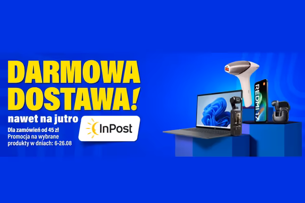 RTV EURO AGD:  Darmowa dostawa z InPost